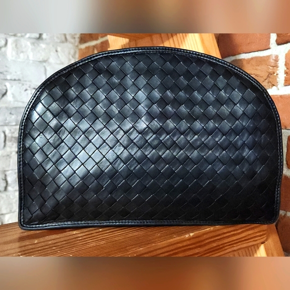 Vintage Bottega Veneta Intrecciato Clutch - Picture 1 of 16